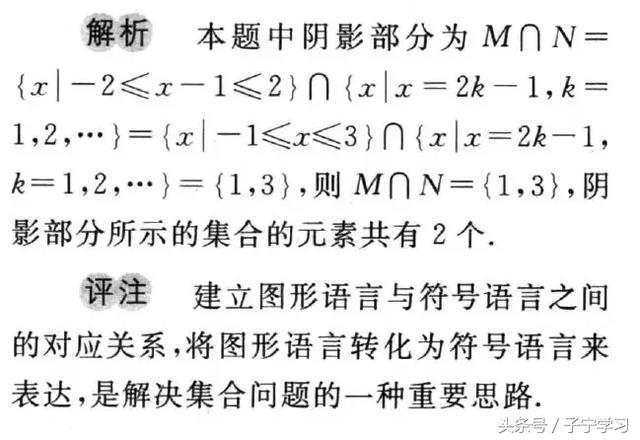 「高中数学」集合语言的符号化、文字化、图形化