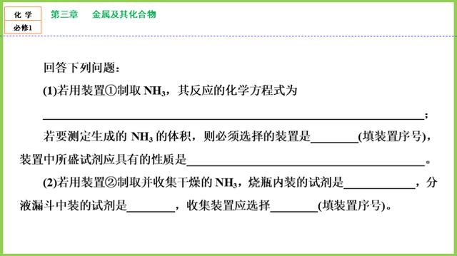 「高一化学」必修1：第四章《非金属及其化合物》知识点，第4节