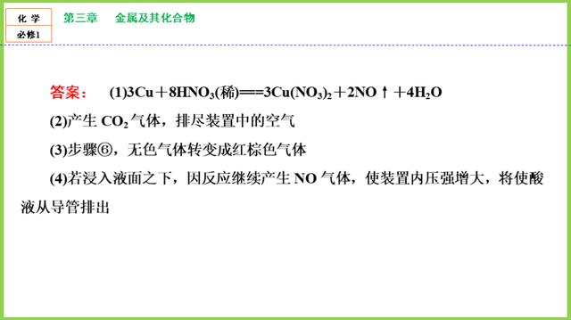 「高一化学」必修1：第四章《非金属及其化合物》知识点，第4节