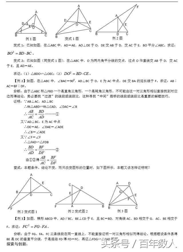 初中数学几何专题之：相似三角形及综合应用培优专练及答案