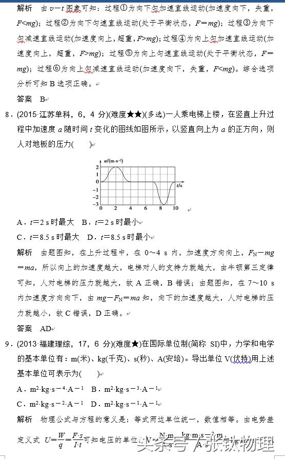 高三物理总复习，专题三《牛顿运动定律》，喜欢的收藏+关注！