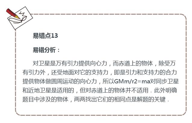 学霸分享：高中物理必考易错点大汇总，你离满分居然就差这一点！
