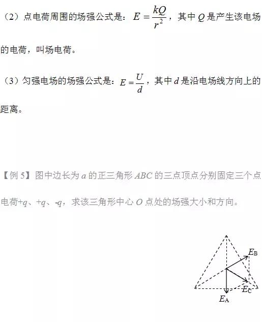 静电场知识点难点与重点题型梳理，准高三生看过来！