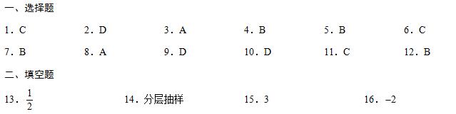 2018年全国卷Ⅲ文数高考试题（含答案）