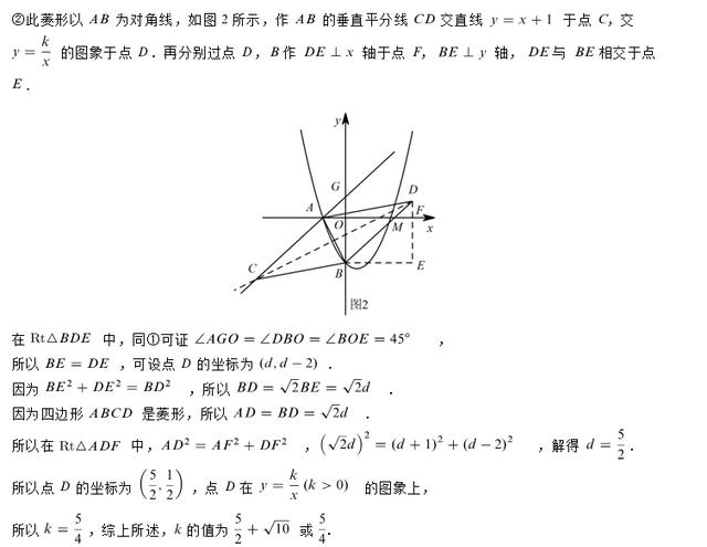 中考数学压轴题二次函数中动点与菱形存在性问题