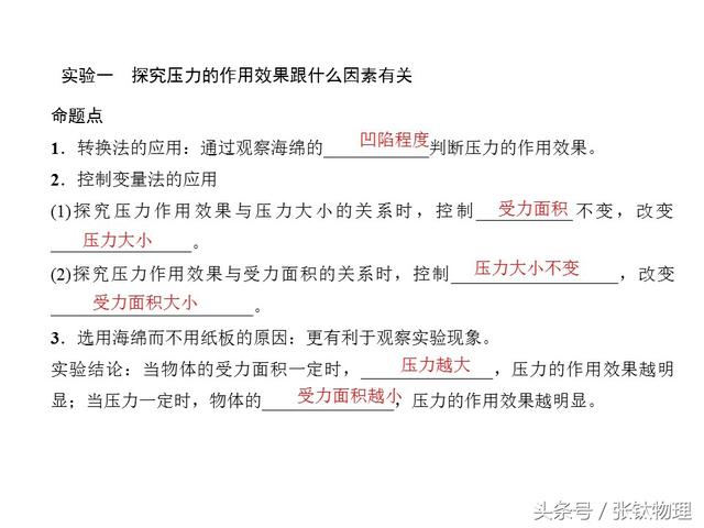 初中物理，专题复习PPT《压强》，喜欢的转发，想要的私信