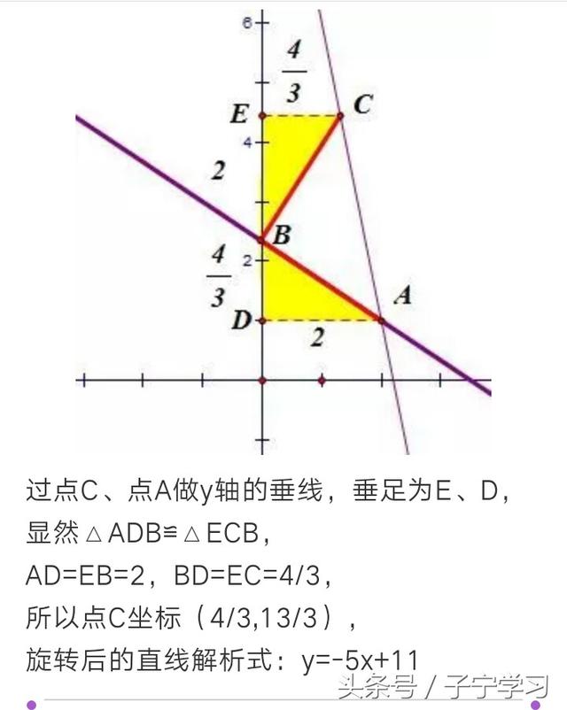 「初中数学」两条相等且相互垂直的线段