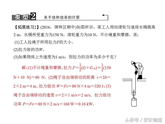 初中物理，专题复习PPT《功、功率》，喜欢+转发，想要+私信