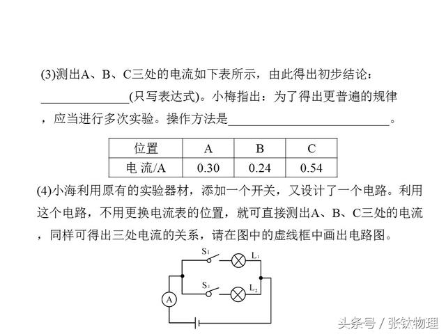 初中物理，专题复习PPT《电流、电路》，喜欢+转发，想要+私信