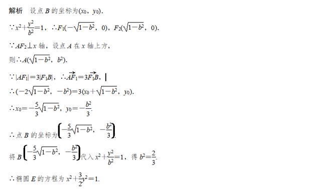 高中数学解析几何之椭圆性质及例题