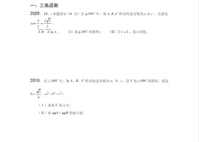 衡中数学教师：必考大题解析，全在这9张图！死磕，1月提高30分！