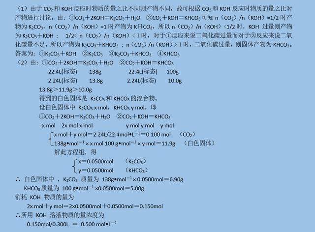 ﻿﻿中学化学计算中常用的8种解题方法和技巧，打印收藏！