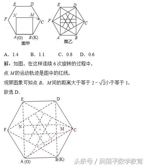 中考数学：客观题讲解分析