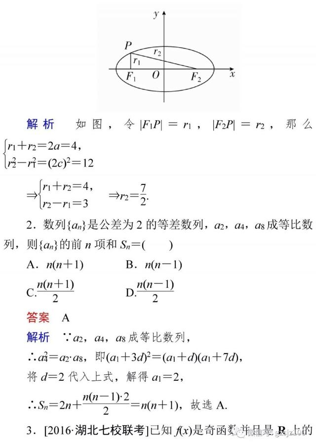 高中特级教师：50道经典高频题，数学轻松140+！附Word版可打印