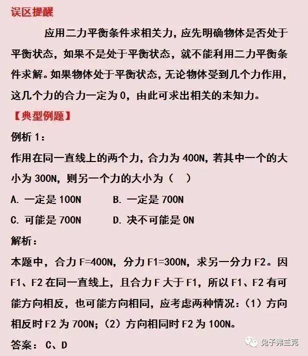 初中物理丨所有公式、知识点总结，尖子生寒假都在看！