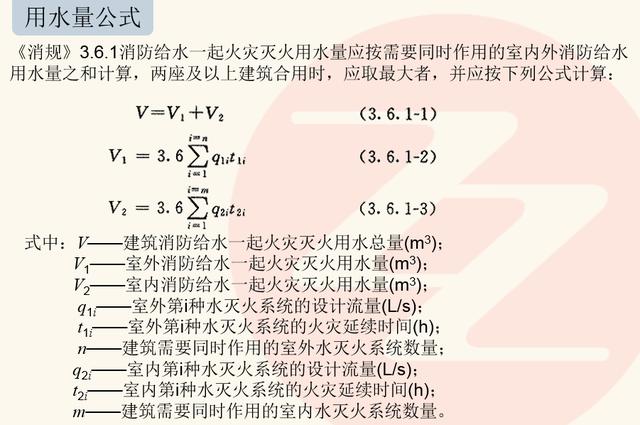 消防水池容量的计算，掌握这个题目就够用了，消防工程师必考内容