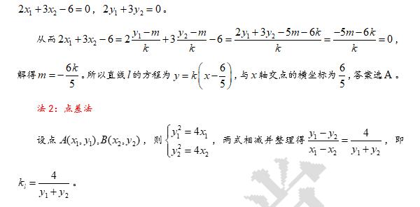 第64集 直线与抛物线的位置关系