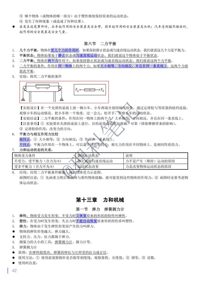 中考物理通读本，理科笔记精编复习资料，献给所有初三的小伙伴