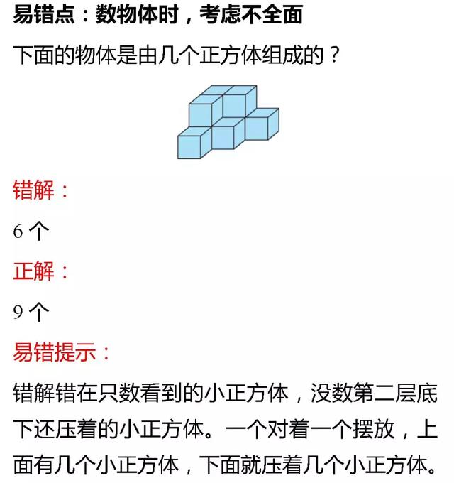 1-6年级小学数学100个易错知识点解析，收藏看一遍，孩子不出错！