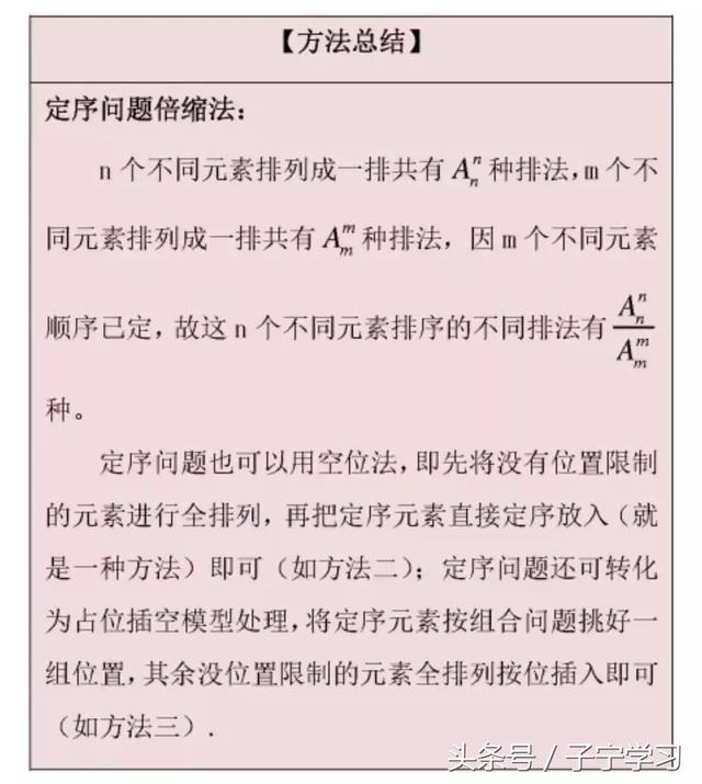 「高中数学」排列组合应用举例