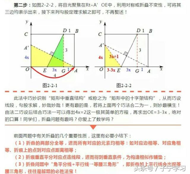 「初中数学」折叠一小题