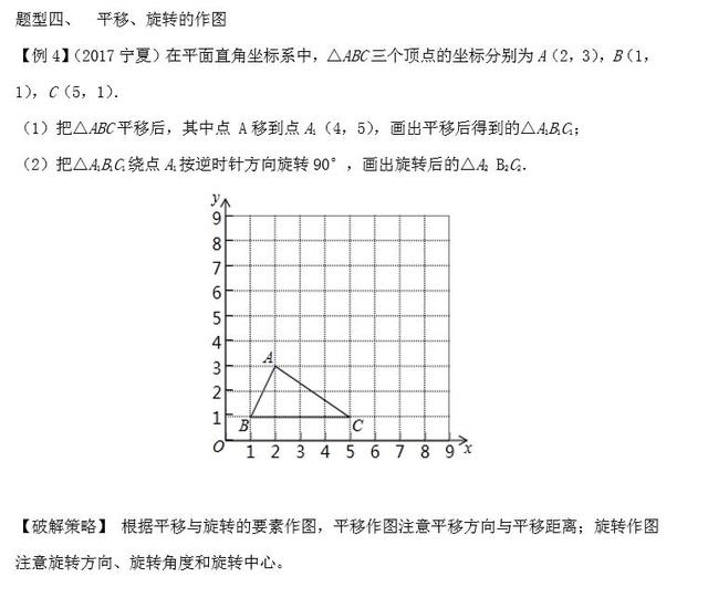 图形的轴对称、平移与旋转的解题策略