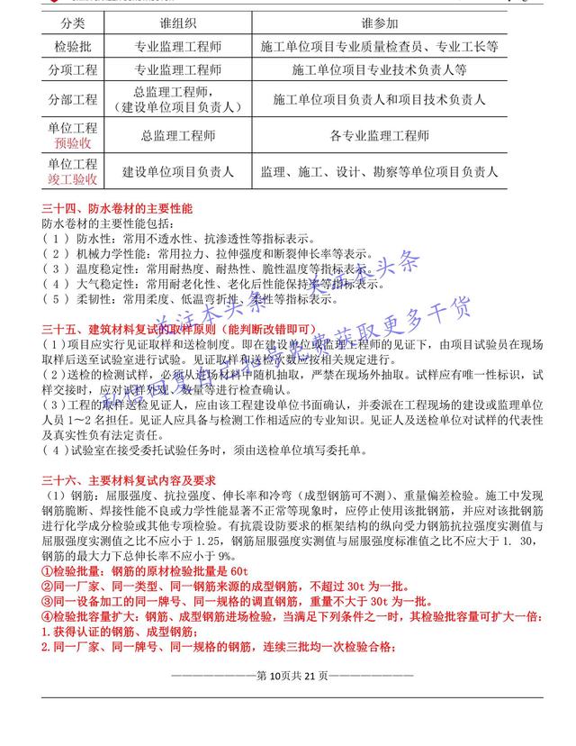 18一建《建筑》案例考点汇总82问，背会多得50分！