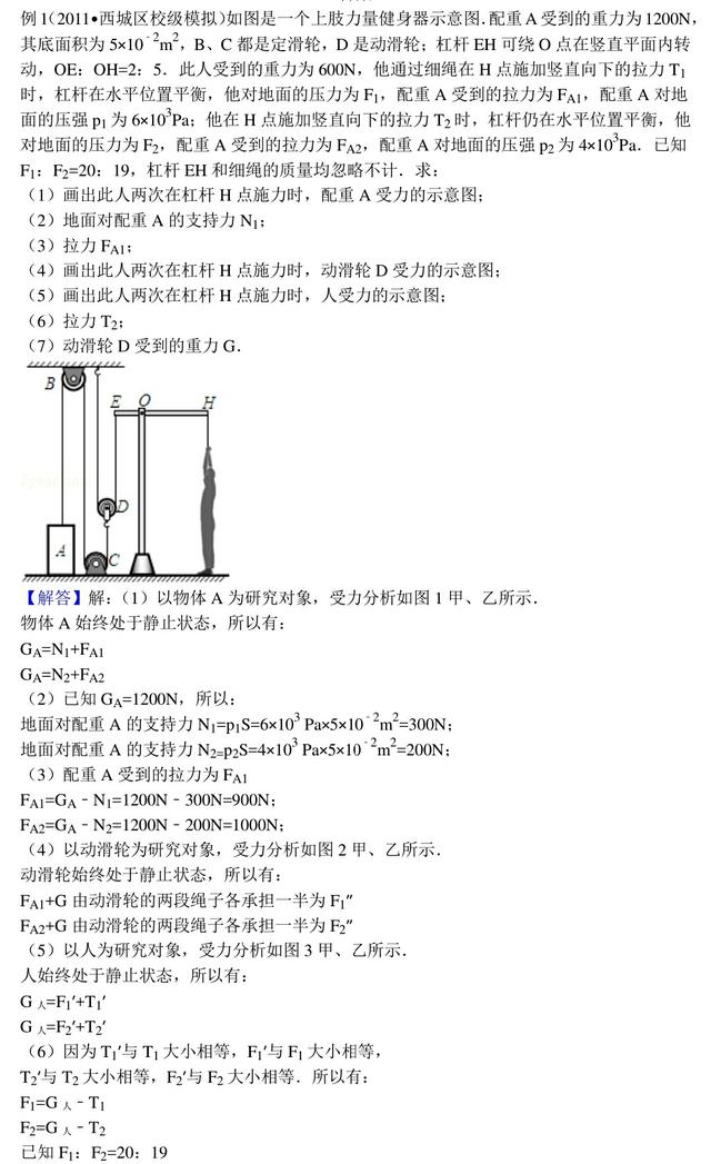 力学压轴题系列第1讲（学霸必备）