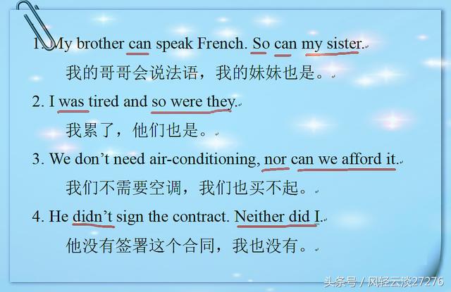 初中英语，倒装句的考查热点精讲，有经典例句，好懂好记！