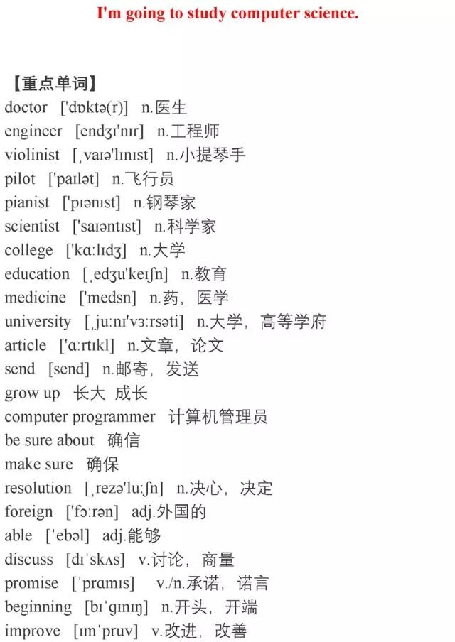 人教版丨八年级英语上册知识点梳理！