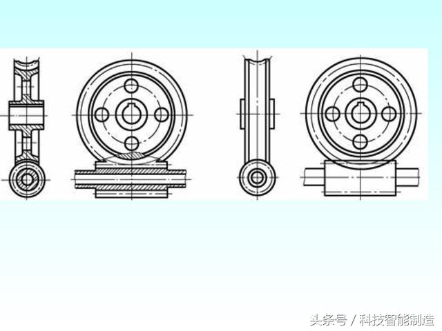 机械制图标准件和常用件画法，螺纹画法，齿轮画法，轴承画法大全