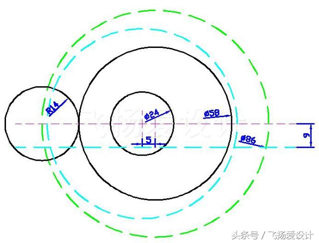 CAD最经典的练习图-钩子的画法，附上详细教程