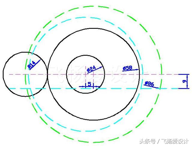 CAD最经典的练习图-钩子的画法，附上详细教程