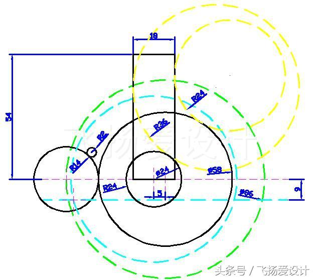 CAD最经典的练习图-钩子的画法，附上详细教程