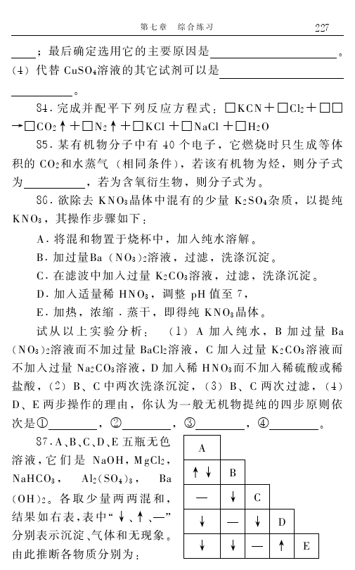 高中化学解题技巧终极测试题（含答案）——学会做题，必得高分！