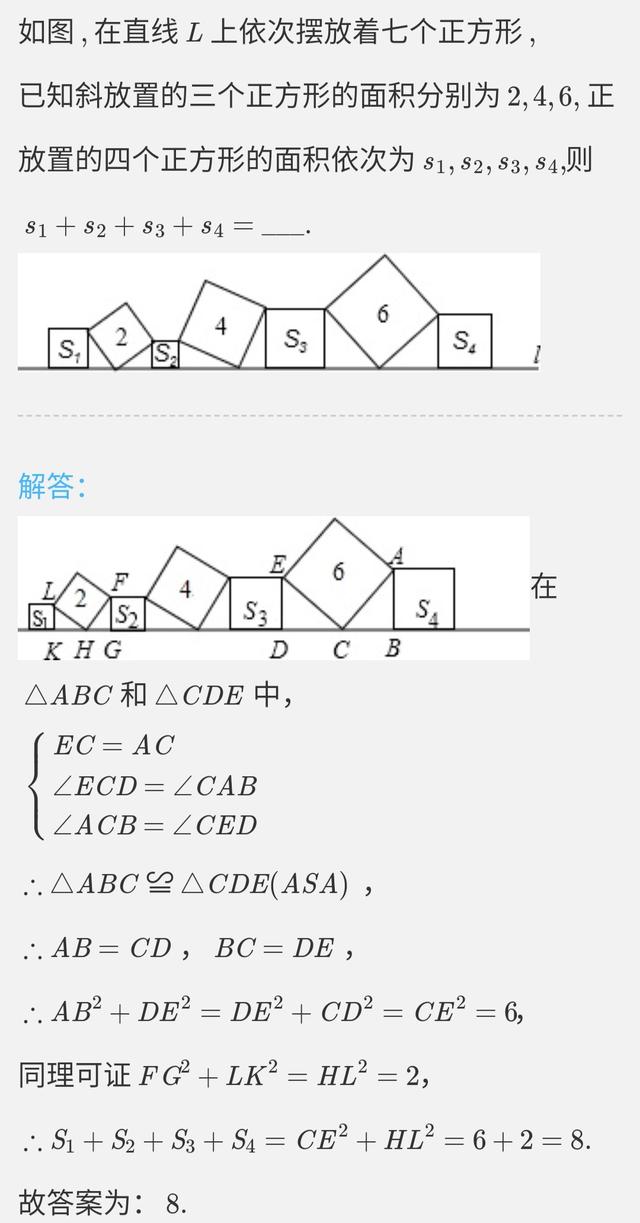 勾股定理最常见的7种证明方法及其应用！