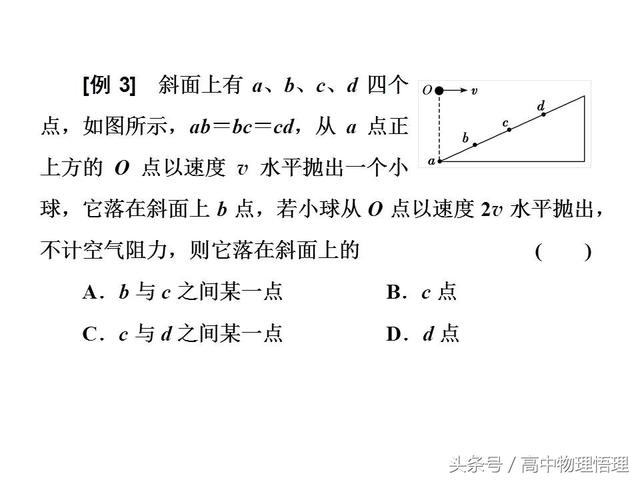 平抛运动问题的解法