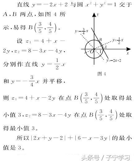 「高中数学」线性规划思想对决非线性目标函数