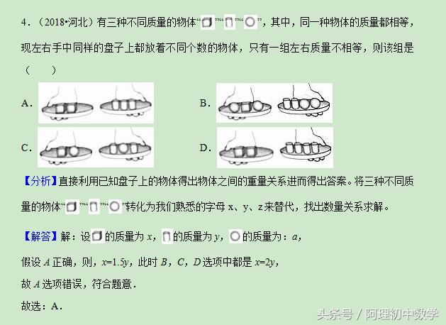 2018中考数学试题考点3：代数式A（附详细解答）