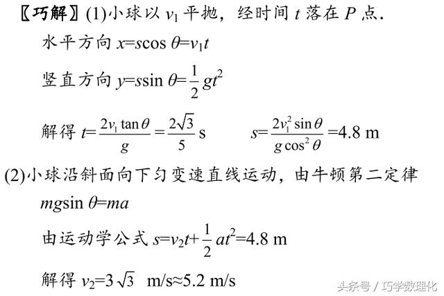 高考物理名师指导，运用两组直角三角形速解平抛运动相关问题！