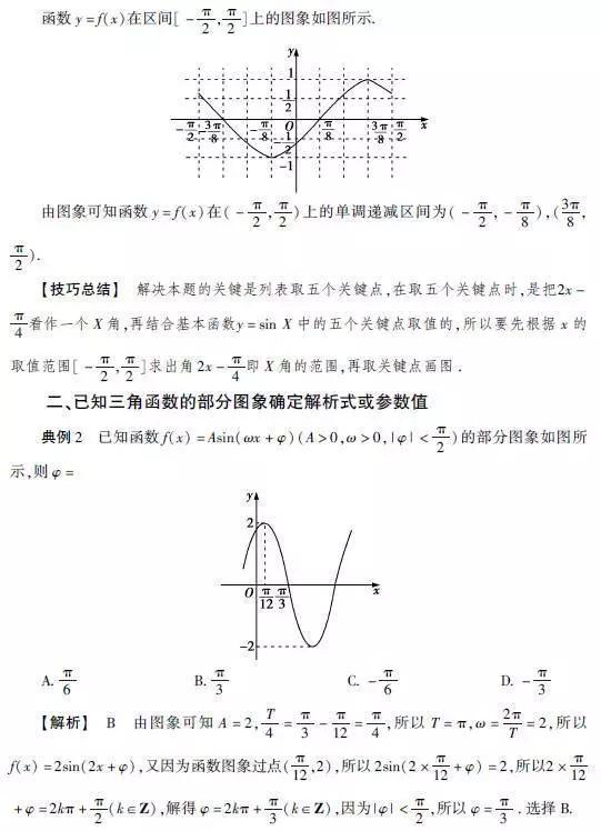 高中数学三角函数考点解析+命题题型最全汇总，超详细！