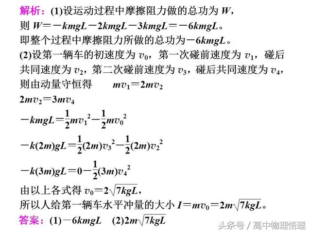 动量与能量的综合应用