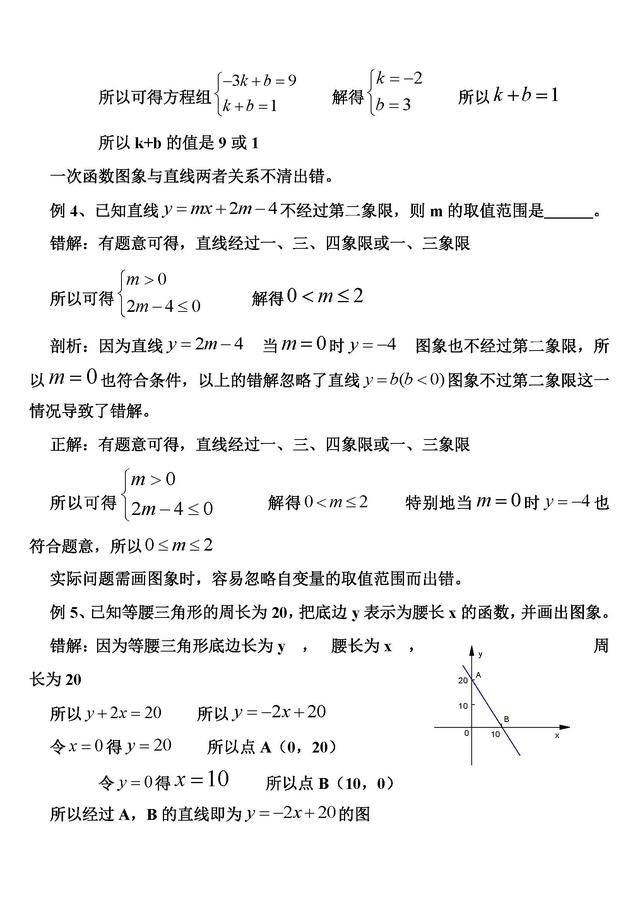 我敢保证，这绝对是初中数学关于一次函数最详细的讲解，资料免费