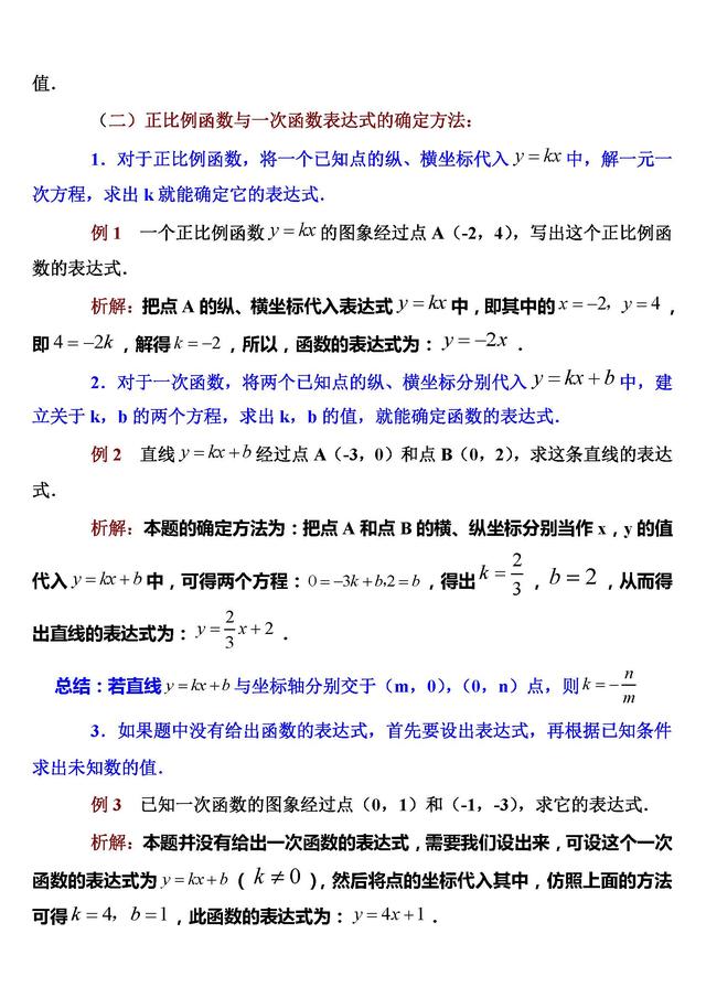 我敢保证，这绝对是初中数学关于一次函数最详细的讲解，资料免费