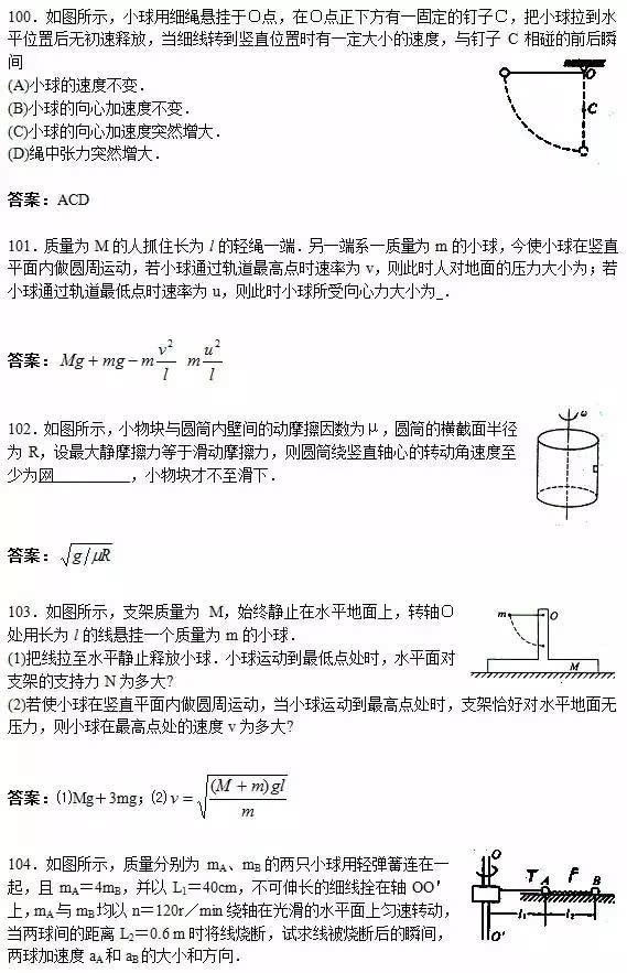 清华附中老师精心整理：高中物理最容易错的题型汇总，可免费打印