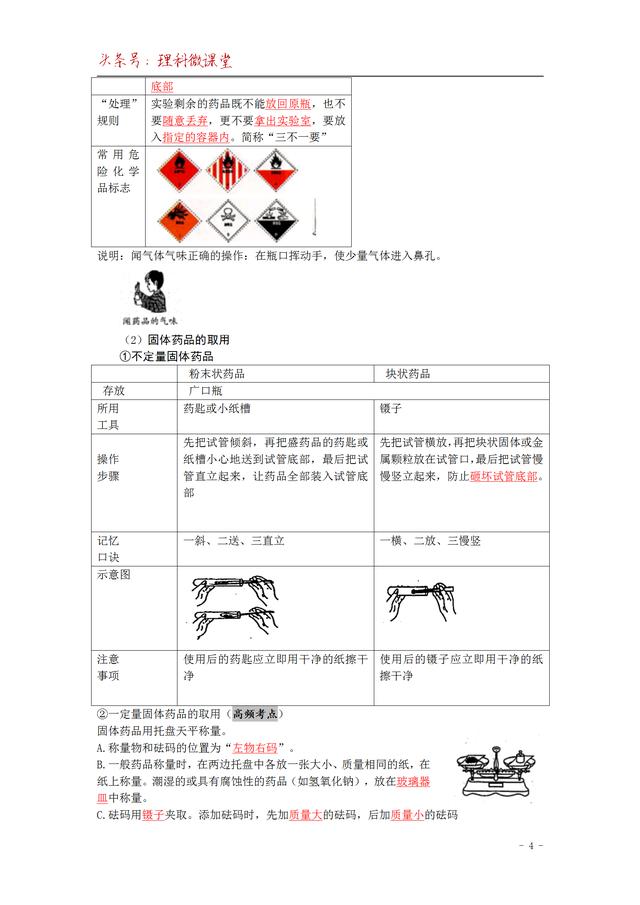 领取：初中化学第一章考点+解析+ 高频题型（全），适合复习巩固