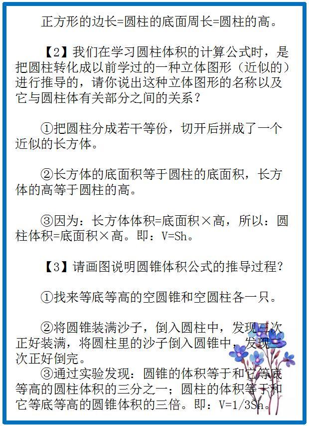 小学数学：基础知识要点汇总，为孩子收藏学习吧！