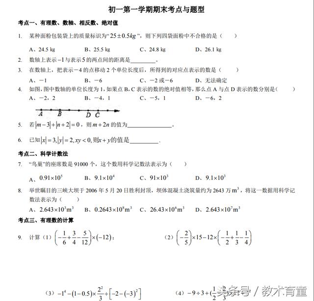 分享两套初一、初二归总的试卷，有兴趣的家长可以让孩子试试看！