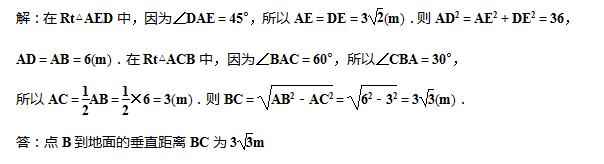 八年级数学北师大版上册期中检测试卷（含答案解析）