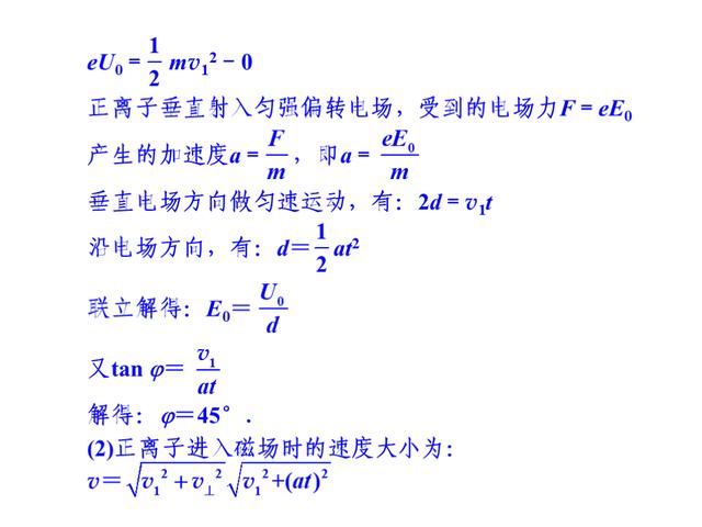 高考物理总复习，专题4：带电粒子在电场和磁场里的运动